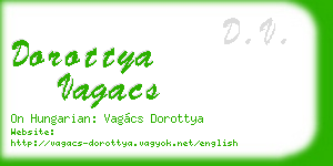 dorottya vagacs business card