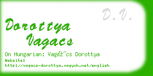 dorottya vagacs business card